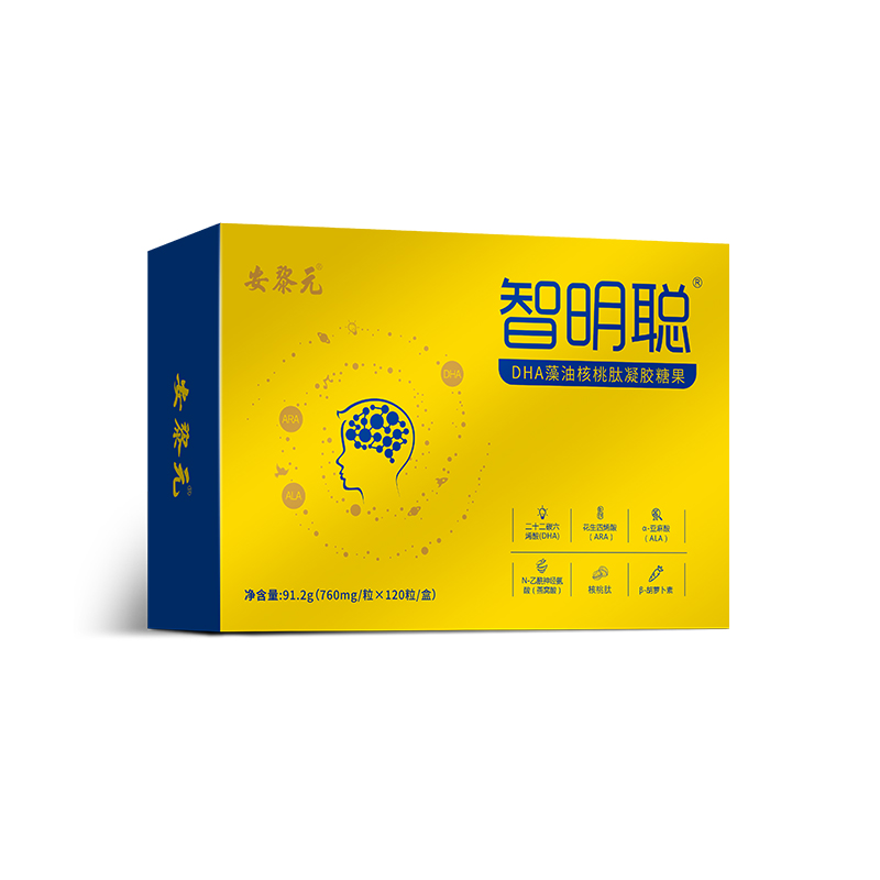 智明聪-礼盒藻油DHA凝胶糖果